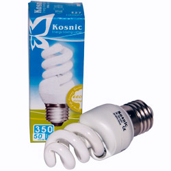 Kosnic Energy Saving Micro Spiral 7w ES Lamp E27 Warm White