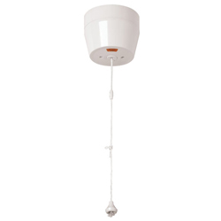 Polar 50 Amp Double Pole Round Ceiling Pull Cord Switch