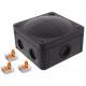 Wiska Combi 607/5/S Black Weatherproof Junction Box - view 1